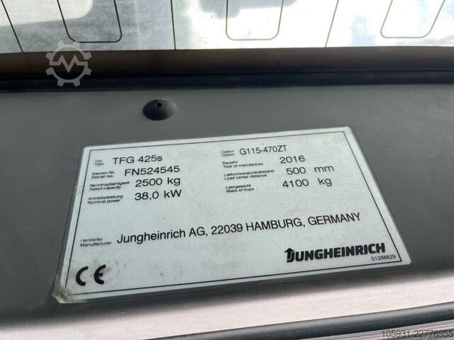 LPG Forklifts Jungheinrich TFG425s