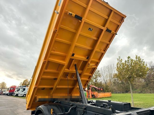 Three-sided tipper truck MERCEDES-BENZ Axor 1833 4x4 Kipper MEILLER AHK