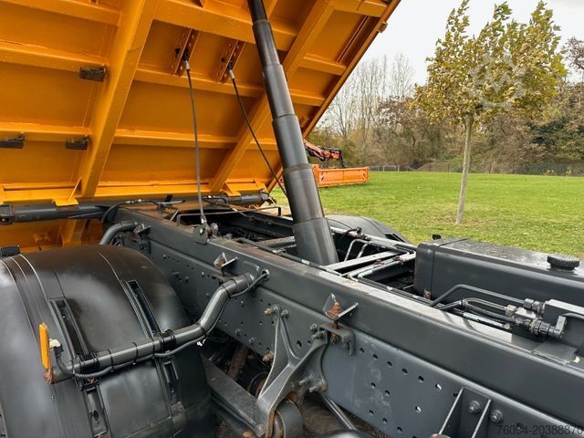 Three-sided tipper truck MERCEDES-BENZ Axor 1833 4x4 Kipper MEILLER AHK