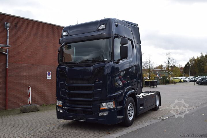 Standard tractor unit Scania S 450 Highline 2xTank LED Vollluft Retarder