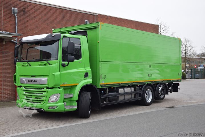 LKW mit Getränkeaufbau Daf CF 410 Böse Schwenkwandkoffer 7,10mLBW 2Ton