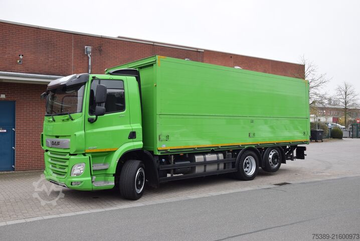 LKW mit Getränkeaufbau Daf CF 410 Böse Schwenkwandkoffer 7,10mLBW 2Ton