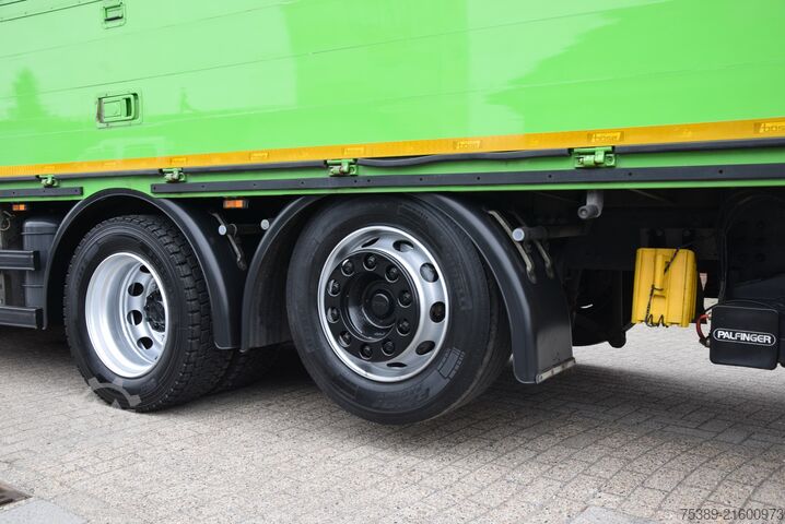 Beverage truck Daf CF 410 Böse Schwenkwandkoffer 7,10mLBW 2Ton