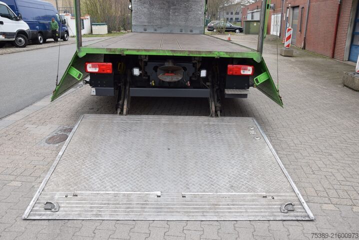 Beverage truck Daf CF 410 Böse Schwenkwandkoffer 7,10mLBW 2Ton