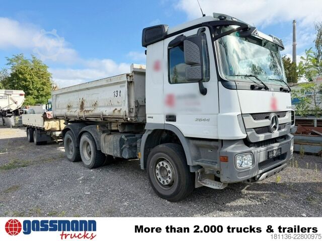 Kipper LKW Mercedes-Benz Actros 2644 K 6x4, Bordmatik