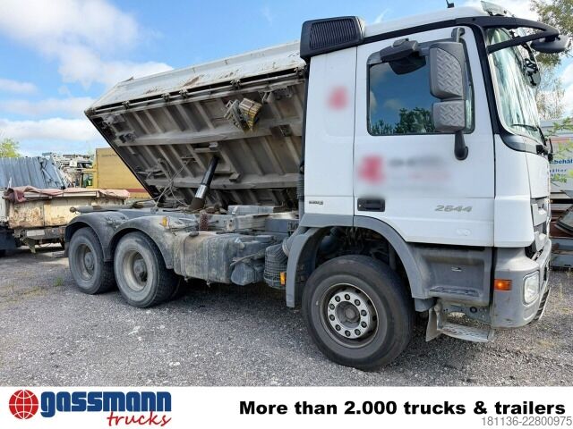 Kipper LKW Mercedes-Benz Actros 2644 K 6x4, Bordmatik
