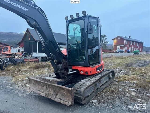 Raupenbagger Eurocomach ES57 Tracked excavator w/ Rototilt and 2 buckets.