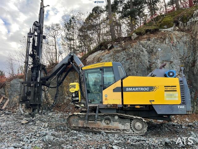 Erdbohrmaschine Atlas Copco Flexiroc T40-11 drilling rig w/2540 hammer, CME gr