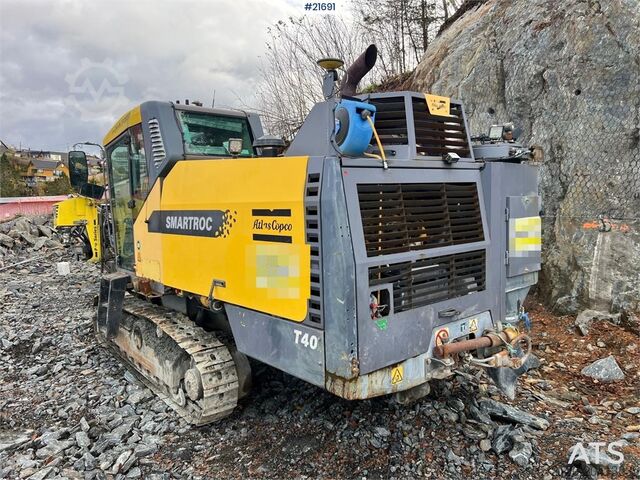 Erdbohrmaschine Atlas Copco Flexiroc T40-11 drilling rig w/2540 hammer, CME gr