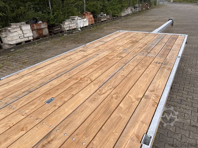 Open trailer Möslein THT 14-G 7,20 ausziehbar  13,9 t Tandemanhänger- Tieflader, ausziehbar