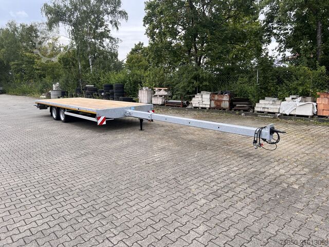 Open trailer Möslein THT 11 G Ausziehbar  11,9 t Tandemanhänger- Tieflader, ausziehbarLuftgefedert