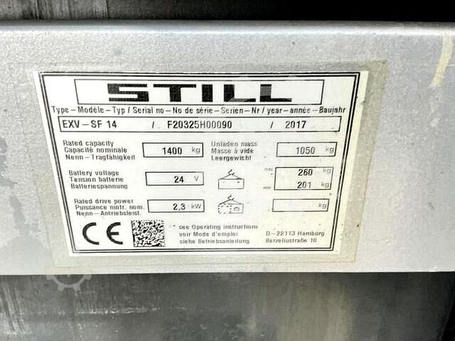 Hochhubwagen Still EXV-SF14