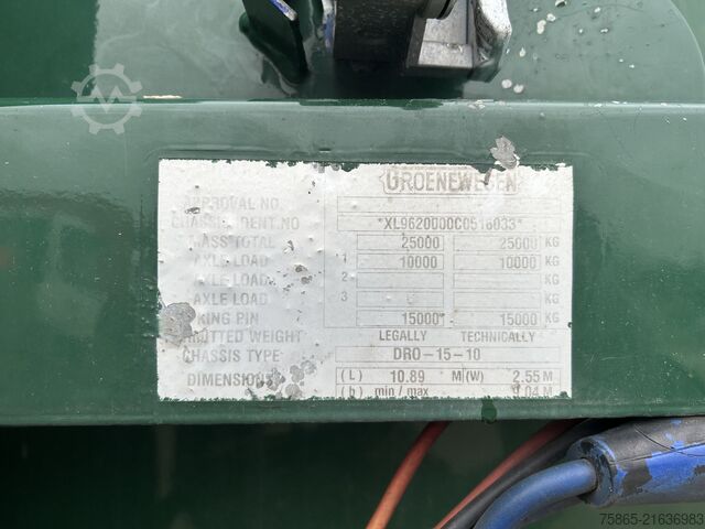 Box body Groenewegen DRO-15-10 B City / Box / Accu Pack / Loadlift /...