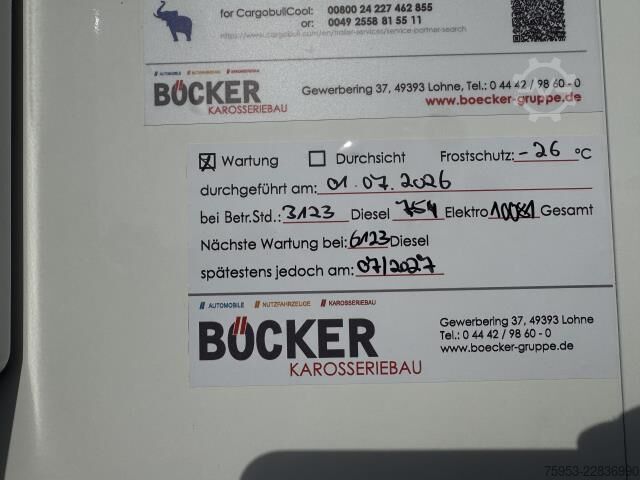 Reefer semitrailer Schmitz Cargobull SKO 24 Bitemp Multitemp Vector HE 19mt Doppelstock