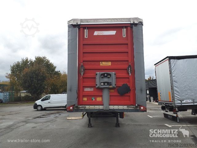 Auflieger mit Pritsche & Plane Fruehauf Curtainsider Standard