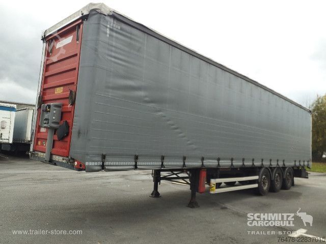 Auflieger mit Pritsche & Plane Fruehauf Curtainsider Standard