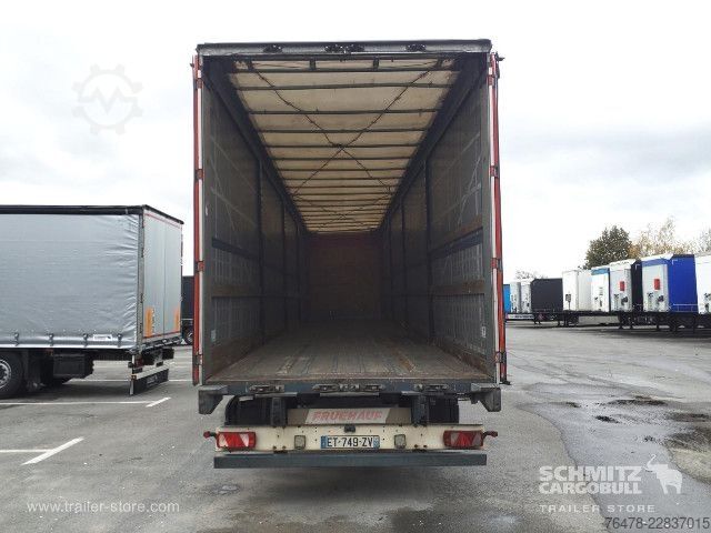 Auflieger mit Pritsche & Plane Fruehauf Curtainsider Standard