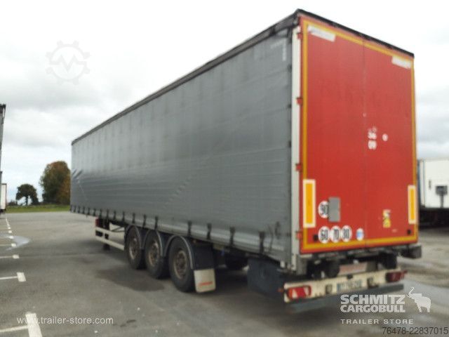 Auflieger mit Pritsche & Plane Fruehauf Curtainsider Standard