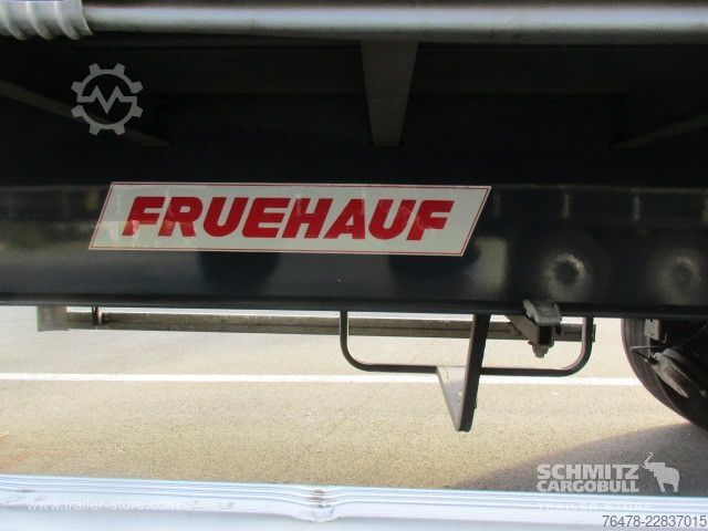 Auflieger mit Pritsche & Plane Fruehauf Curtainsider Standard