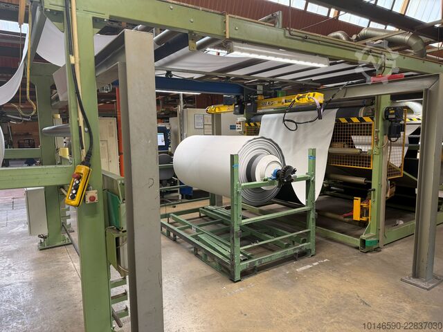 Flame Lamination Line, 2,000 mm Working Schmitt Maschinen Duplex flame lamination line