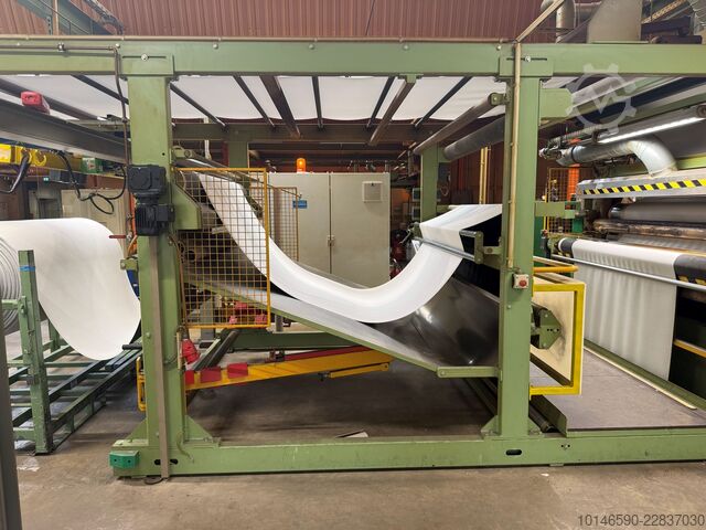 Flame Lamination Line, 2,000 mm Working Schmitt Maschinen Duplex flame lamination line