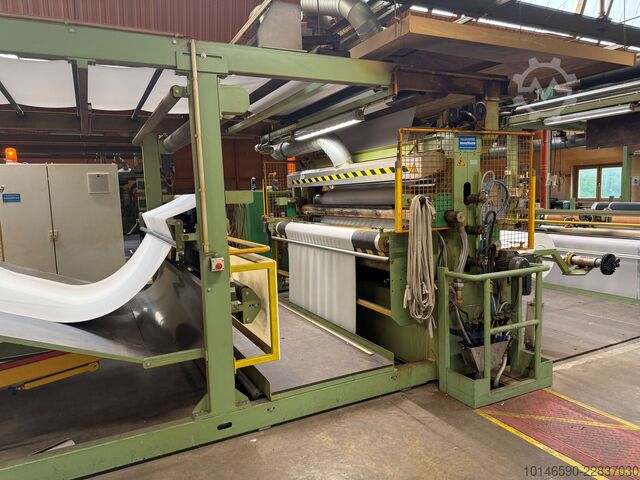 Flame Lamination Line, 2,000 mm Working Schmitt Maschinen Duplex flame lamination line