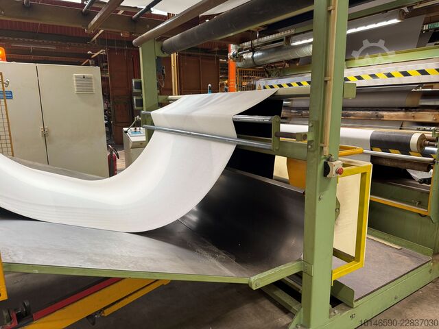 Flame Lamination Line, 2,000 mm Working Schmitt Maschinen Duplex flame lamination line