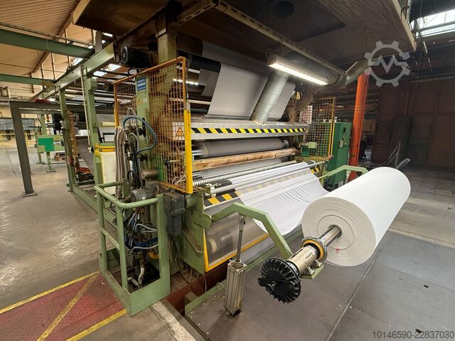 Flame Lamination Line, 2,000 mm Working Schmitt Maschinen Duplex flame lamination line