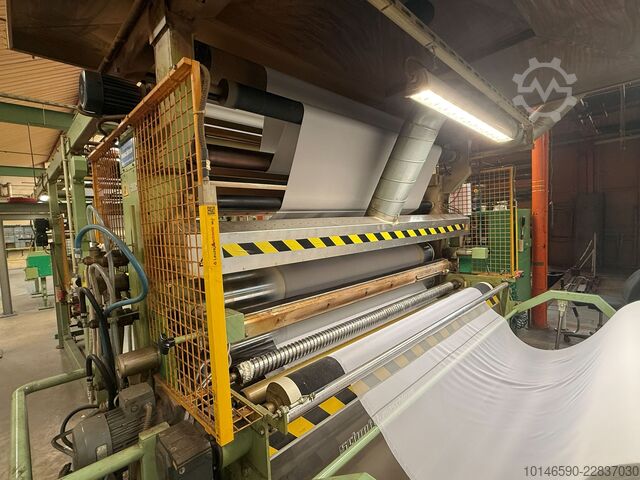 Flame Lamination Line, 2,000 mm Working Schmitt Maschinen Duplex flame lamination line