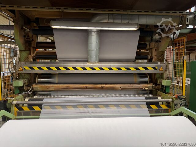 Flame Lamination Line, 2,000 mm Working Schmitt Maschinen Duplex flame lamination line