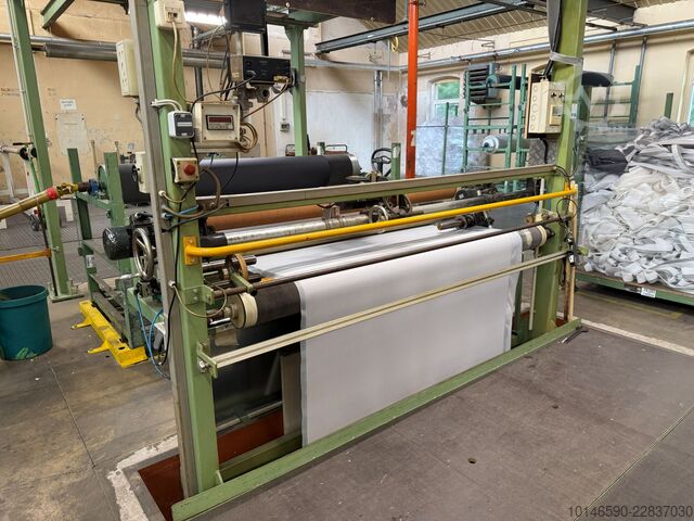 Flame Lamination Line, 2,000 mm Working Schmitt Maschinen Duplex flame lamination line