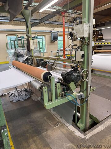 Flame Lamination Line, 2,000 mm Working Schmitt Maschinen Duplex flame lamination line