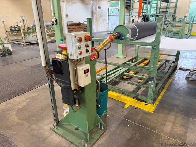 Flame Lamination Line, 2,000 mm Working Schmitt Maschinen Duplex flame lamination line
