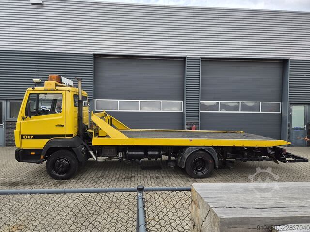 Autotransporter Abschleppwagen Mercedes-Benz 817L Afspeepwagen Hydr plateau hydr lier