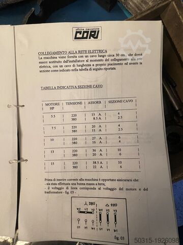 CORI PUNCHING MACHINE CORI 