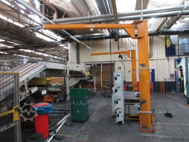 Demag Column swing crane Chain Hoist Demag KBK Kran Drehkran Hallenkran L 3m Demag KBK2 125Kg + DC Kettenzug H3,5m