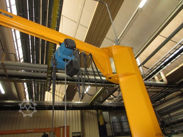 Demag Column swing crane Chain Hoist Demag KBK Kran Drehkran Hallenkran L 3m Demag KBK2 125Kg + DC Kettenzug H3,5m