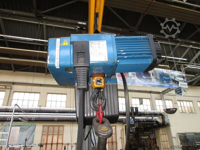 Saeulenschwenkkran Schwenkkran Kettenzug Demag KBK Kran Drehkran Hallenkran L 3m Demag KBK1 125Kg + DC Kettenzug H3,15m