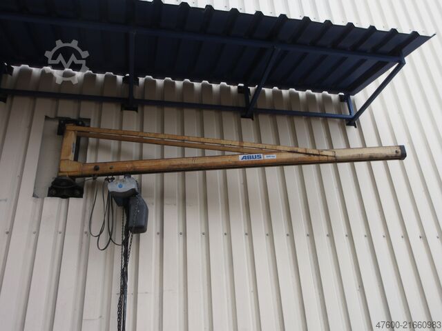 Wandschwenkkran Schwenkkran Kettenzug ABUS LW Drehkran Hallenkran Kran 500KG NL 500KG L 3m incl. Abus GM Kettenzug