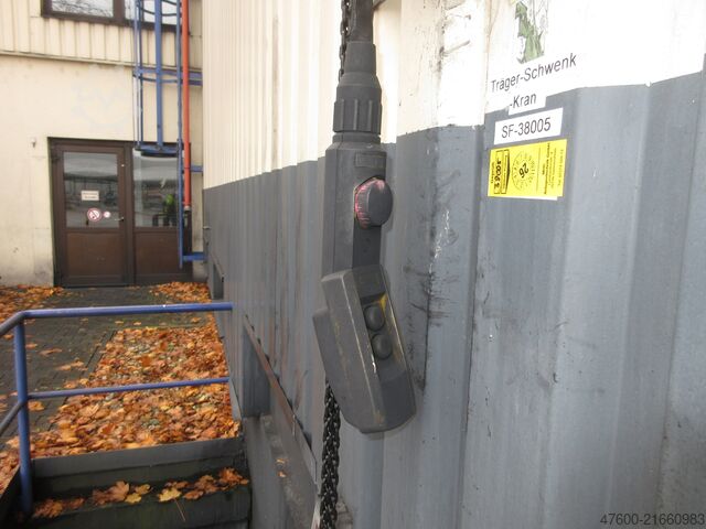 Wandschwenkkran Schwenkkran Kettenzug ABUS LW Drehkran Hallenkran Kran 500KG NL 500KG L 3m incl. Abus GM Kettenzug