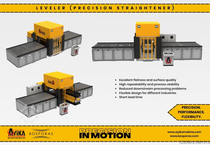 Richtmaschine | Präzisionsrichtmaschine BOSPORAS MACHINERY | AYIKA AYK-LVL Series