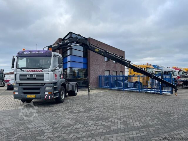 Standard tractor MAN TGA 18.310 Hiab 166 E-3 HIDUO Crane-Kran + Remo...