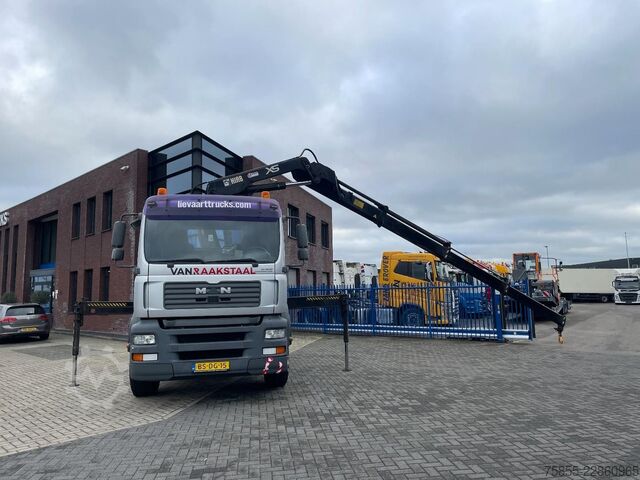 Standard tractor MAN TGA 18.310 Hiab 166 E-3 HIDUO Crane-Kran + Remo...