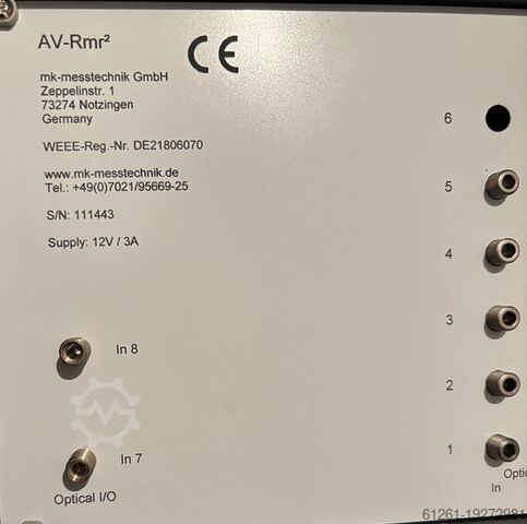 EMC EMI optical transmission line MK Messtechnik AV-Rmr²