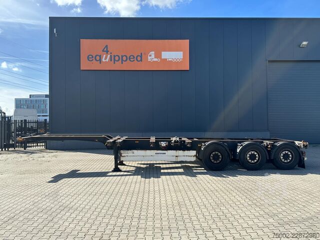 Container transportation Schmitz Cargobull SCF24G 40FT HC / SAF + DISC / LIFTAXLE / NL-CHA...