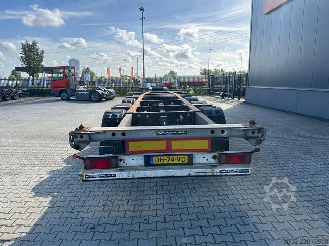 Container transportation Schmitz Cargobull SCF24G 40FT HC / SAF + DISC / LIFTAXLE / NL-CHA...