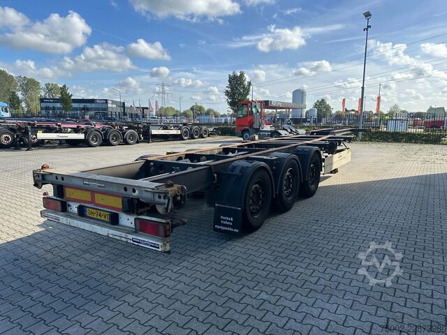 Container transportation Schmitz Cargobull SCF24G 40FT HC / SAF + DISC / LIFTAXLE / NL-CHA...