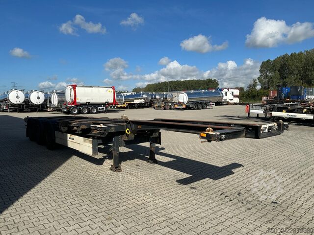 Container transportation Schmitz Cargobull SCF24G 40FT HC / SAF + DISC / LIFTAXLE / NL-CHA...
