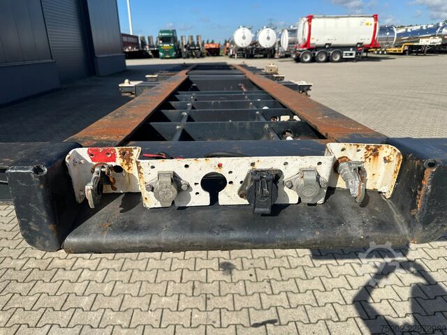 Container transportation Schmitz Cargobull SCF24G 40FT HC / SAF + DISC / LIFTAXLE / NL-CHA...
