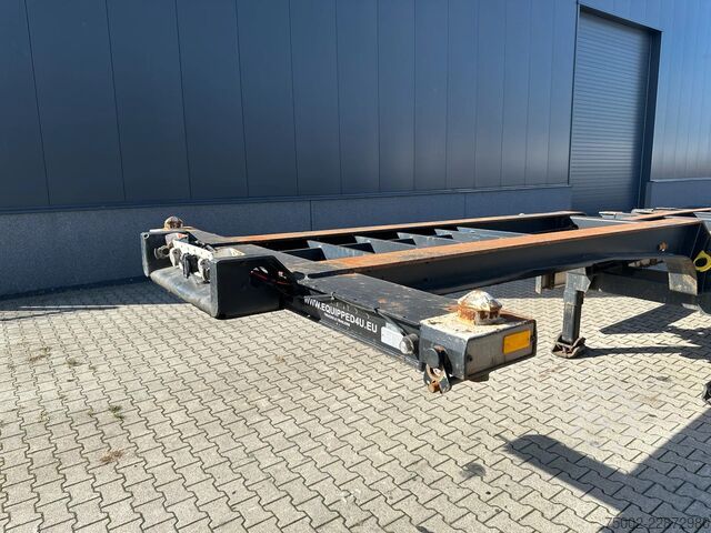 Container transportation Schmitz Cargobull SCF24G 40FT HC / SAF + DISC / LIFTAXLE / NL-CHA...